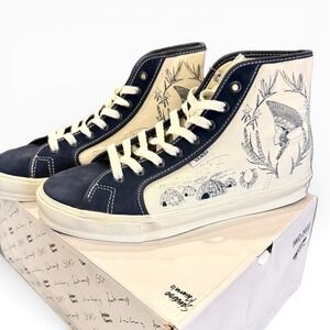 VANS OG Style NWB hightop 24Nt Sindiso Dress Blues/Marsh 8W 6.5M. Sarah Andelman